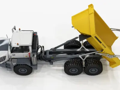 LIEBHERR TA 230 Litronic Articulated Truck v2 3D model