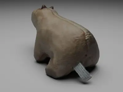 Capybara Free 3D model purchase