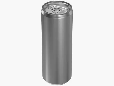 Sleek Aluminum Can 355ML Collection 3D model