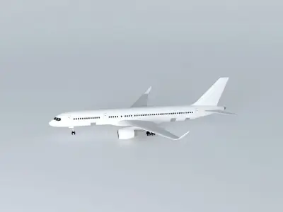 Template Boeing 757 200W Free 3D model