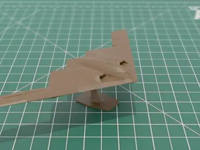B-2 Spirit Stealth Bomber 3D Print 3MF Model  3D print model