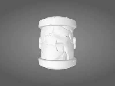 Stylized Lava Magma Warhammer 3D model