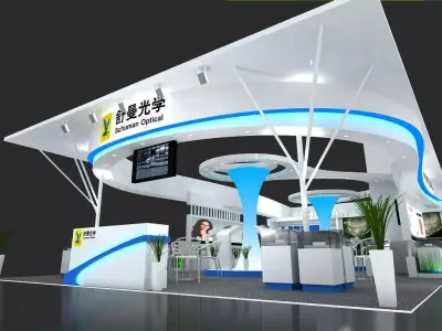 Exhibition - Area - 9X18-3DMAX2012-07 3D model
