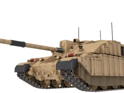 Challenger 2 3D model