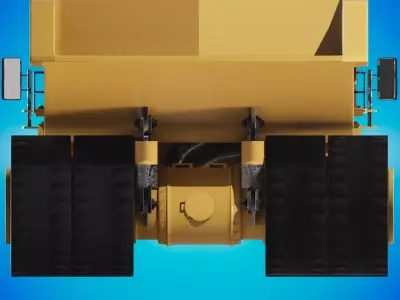 Mining Truck Low-poly 3D model from CGTrader