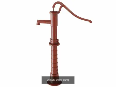 Manual water pumps 3D Model Pack