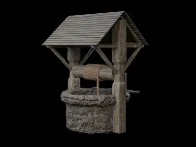 Medieval Well 3D model buy