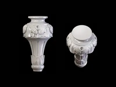 Classic leg 013 3D model