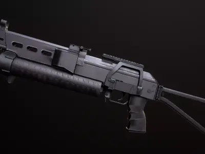 PP19 Bizon Low-poly 3D model