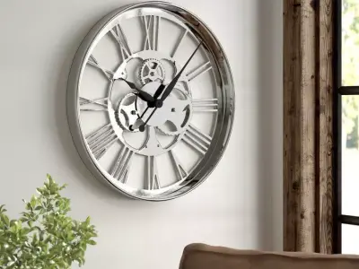 Wanduhr Gear 3D model