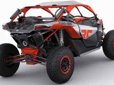 Can-Am MAVERICK X RC TURBO RR 2021 3D model