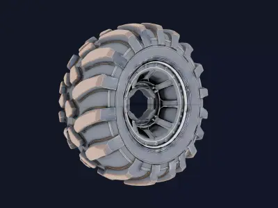 Vehicle Tyre 3D model buy
