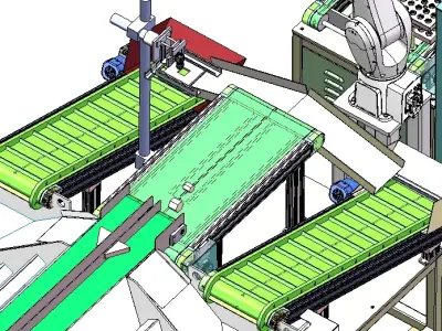 Double hoppipe joint casting plate feeding Free 3D model