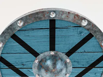 viking shield 3D model purchase