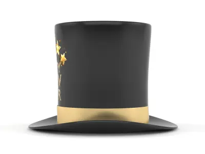 Magician Hat 3D model