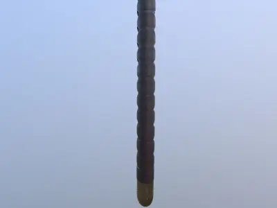 Katana game-ready samurai sword Low-poly 3D model