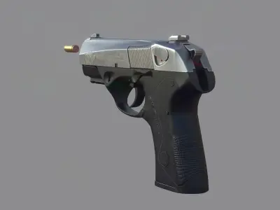 Weapon - Beretta Px4 Storm 2 Versions Low-poly 3D model