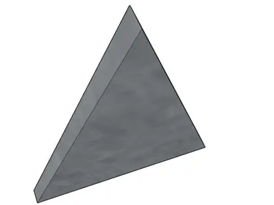 Delta anchor 3D model