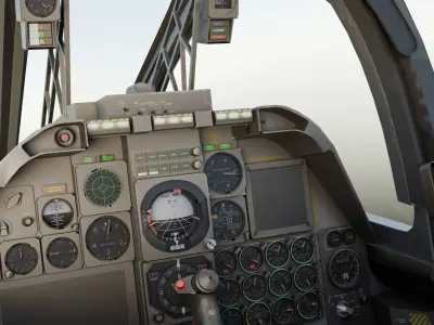 A10 Thunderbolt 2 Fully Rigged Game Ready 3D model