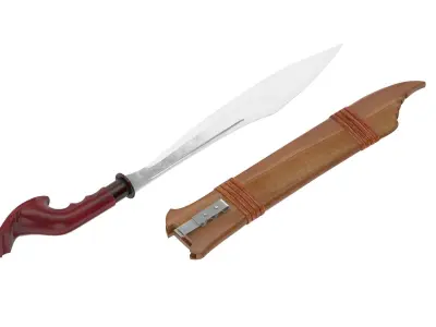 Pirah Sword Low-poly 3D model