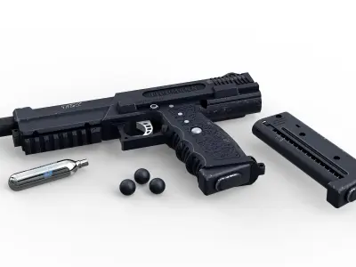 TPx Paintball Marker 3D model