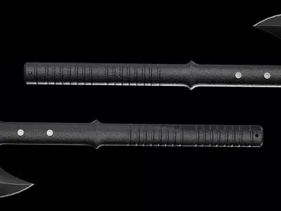 Tactical Tomahawk Axe Low-poly 3D model