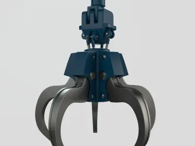 Hydraulic Grab 3D model purchase