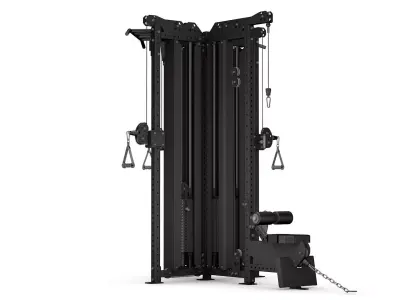 Heavy-Duty multi-gym functional trainer 3D model