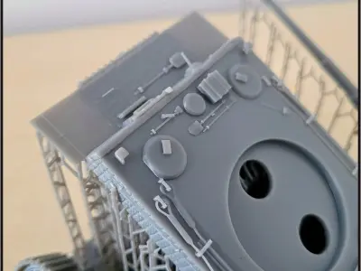 Panzer VI Tiger Ausf E 1943 middle - miniatures tabletop scenery 3D print model