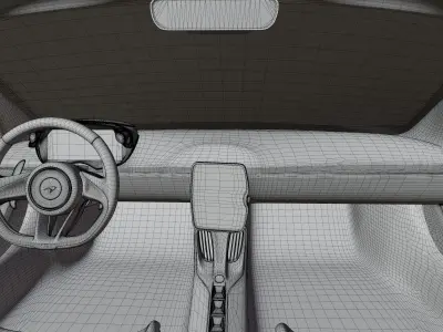 Mclaren Artura HQ Interior Exterior 3D model