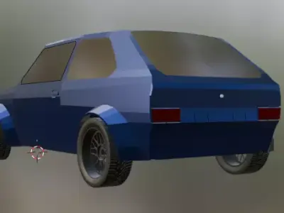 Low poly Golf 1 3D model