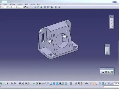 Equerre symetric Free 3D model