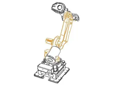 ABB IRB 6640 Robot 3D model
