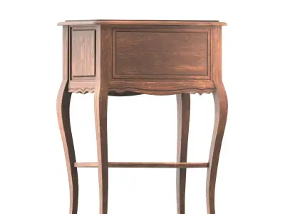Cabinet Low-poly 3D model 2