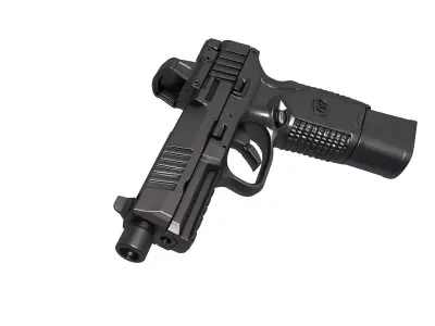FN 510 Tactical 3D print model
