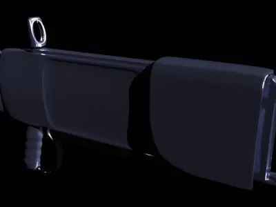 Futuristic Rifle Free 3D model