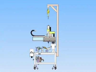 26218-AUTO SEALLER MACHINE Free 3D model