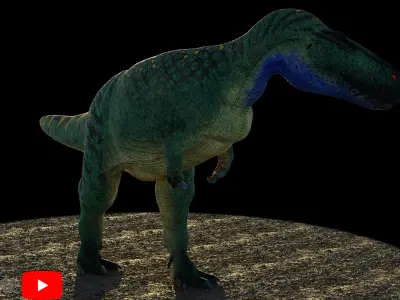 Megalosaurus Single Seat Commercial 3D model