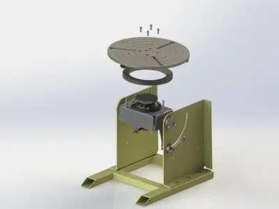 Welding Positioner Welding Rotator  For Manufacturing 3D model