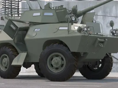 Cadillac V150 animated 3D model