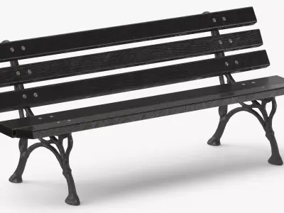 Bench 3D model