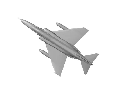 Air Force F-4 Phantom 3D model