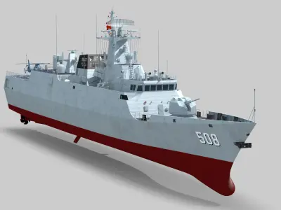 Chinese Navy Type 056 Corvette 3D model purchase