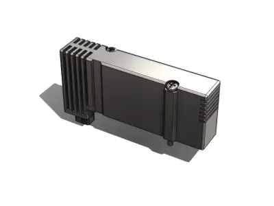 Placa de Blanking SMC SY50M 26 1A Plate 3D model