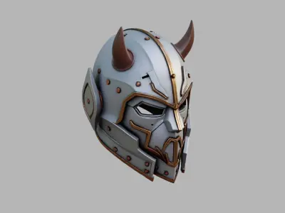 Sci Fi Helmet Low-poly 3D model buy