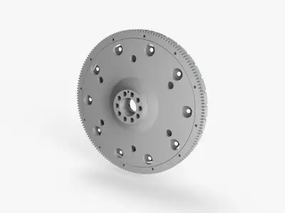 Flywheel metal Free 3D model