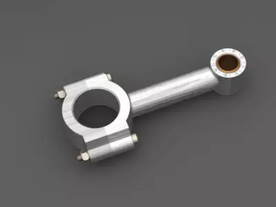 Tubolar Piston Rod 3D model