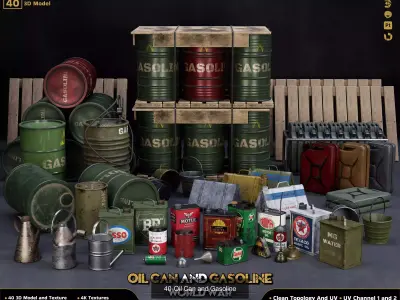 137 Game-Ready Environment Assets Mega Bundle 3D Model Pack