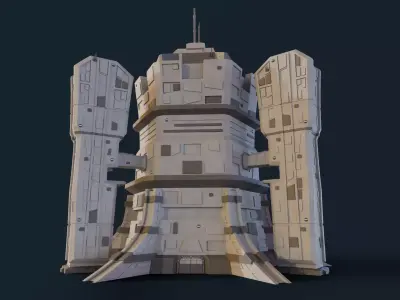 Sci-Fi Tower 3D model