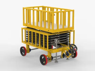 Platform Lift Truck 3D model